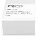 Sterlitech PAN Laminated Membrane Filter, 0.2um, 25mm, PK100 PAN0225100